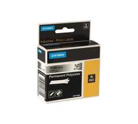 Rouleau d'étiquettes DYMO RhinoPRO polyester permanent 19 mm x 5,5 m transparent impression noire