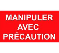Rouleau D'étiquettes "Manipuler Avec Précaution" 500 U.