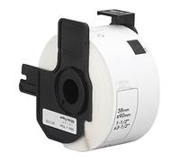 Rouleau d'étiquettes thermiques, matériau sensible à la chaleur, 38x90mm, réutilisable, détachable, noyau de papier DK, Support pour imprimantes de la série QL