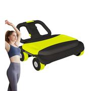 Rouleau D'exercice Abdominal - Roues D'entraînement À Automatique, Roue Abdominale, Rouleau Abdominal À Double Roue Pour L'entraînement De Force De Base | Poignées Antidérapantes, Roulement Flu