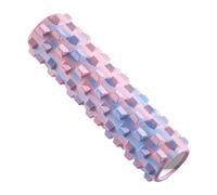 Rouleau d'exercice en mousse | Appareil de massage pour une relaxation complète du corps - Rouleau en mousse rainuré à éclairage profond pour Pilates Yoga Exercices d'échauffement Femmes Hommes