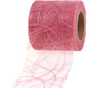 Rouleau d'intissé 8cm x 25m rose - Intissé décoratif résistant aux intempéries pour des décorations créatives