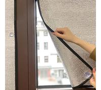 Rouleau d'isolant de radiateur de qualité supérieure, Double Isolation à Bulles d'aluminium, sans Colle, Anti-éblouissement, Film teinté pour vitres et intimité (120 x 200 cm / 47'' x 79'')