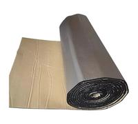 Rouleau d'isolation en mousse PE auto-adhésive de 196 mil (5 mm), barrière thermique étanche for l'isolation des conduits de CVC, toitures, murs, fenêtres et portes(3.28x3.28ft(1x1m))