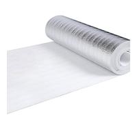 Rouleau d'isolation thermique réfléchissant pour radiateur - Film réfléchissant en aluminium pour mur, garage, abri de jardin, serre