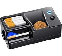 Rouleau électrique pour cigarettes， Machine à rouler le tabac portable, machine à injecteur de cigarettes, machine à cigarettes à induction rechargeable, convient aux tubes de taille 6,5/8 mm