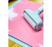 Rouleau en caoutchouc pour l'artisanat Cricut/Silhouette, fonctionne avec fer à repasser, vinyle, rouleau en caoutchouc réutilisable pour projets d'artisanat et de bricolage Purple