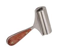 Rouleau en Cuir de 90 Mm, Roller de Presse en Cuir Bois Haute dureté, pour Artisanat, Lissage et électroplations Uniformément Appliquées, Adaptées au Bricolage