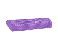 Rouleau en mousse de densité pour massage musculaire et entraînement de flexibilité, rouleau demi-rond en mousse EVA pour yoga, pilates, physiothérapie, 3 tailles (11,81/17,72/60 cm), bleu/vert/noir