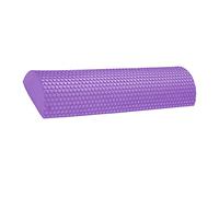 Rouleau en mousse de densité pour massage musculaire et entraînement de flexibilité, rouleau demi-rond en mousse EVA pour yoga, pilates, physiothérapie, 3 tailles (11,81/17,72/60 cm), bleu/vert/noir