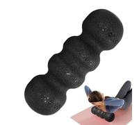 Rouleau en mousse de yoga, rouleau en mousse de pilates, tige de traction pour les jambes, forme ondulée haute dureté - Colonne de yoga pour la récupération musculaire