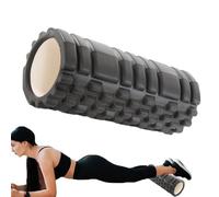 Rouleau en mousse d'exercice, outil de massage léger à haute densité, cylindre de yoga Pilates et fasciite plantaire, pour Yoga Abdominal Stretching Gymnastique Entraînement Cou