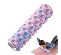 Rouleau en Mousse Dos - Bâton de Masseur Fitness | Rouleau en Mousse Texturé Soufflé Profonde Pilates Yoga Exercice De Réchauffement, Aide À L'Entraînement Adapté Aux Voyages Femmes Et Hommes