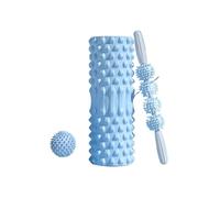 Rouleau en mousse Ensemble De Rouleaux En Mousse, Bâton Massage, Boule À Pointes For L'exercice, Yoga, Fitness(Set of blue)