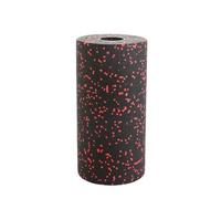 Rouleau en mousse Kit de rouleaux mousse Yoga, 30x15cm, ensemble balles Massage en EPP haute densité, exercices corporels, entraînement aux Points(Black red)