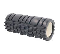 Rouleau en mousse pour massage musculaire des tissus profonds, rouleau pour muscles avec bandes de résistance, rouleau de massage pour yoga, pilates, gym et exercices à domicile, grille de points de