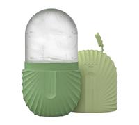 Rouleau en silicone réutilisable pour massage des yeux et du visage - Outils d'application pour soulager les poches, affiner les pores, raffermir, hydrater, rafraîchir et