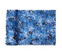 Rouleau en Vrac de Camouflage Filet, Filet de Camo Militaire Filet de Camo Protection Solaire 100x200cm 300x500cm 400x600cm 500x800cm 600x600cm Filet d'ombrage, Bleu(Taille:1M x 8M)