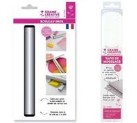 Rouleau et tapis modelage pour pâte polymère Multicolore G