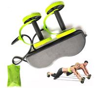 Rouleau extensible élastique résistance abdominale tirer corde outil ab rouleau pour entraîneur de muscle abdominal exercice