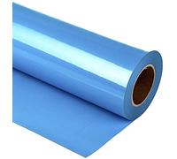 Rouleau Flex Thermocollant pour Tissu-30cmx 300cm Pour Cricut & Silhouette Cameo-Rouleau Vinyle Thermocollant,Très Résistant pourT-Shirts et Vêtements, Facile à Couper et à Désherber (bleu ciel)