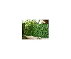 Rouleau haie artificielle JET7GARDEN 1,50x3m - vert tendre - feuilles de lierre