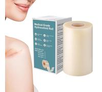 Rouleau Hydrocolloïde,10 x 300 cm, Patch Adhésif Imperméable | Rouleau de Gel pour Cicatrices | pour Visage Doigt Talon Pied Sensible Voyage Natation Sportif Femme Enfant Adulte Brûlure