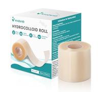 Rouleau hydrocolloïde adhésif hydrocolloïde pour plaies de lit - Hautement absorbant pour brûlures, ampoules, traitement de l'acné, stérile et imperméable