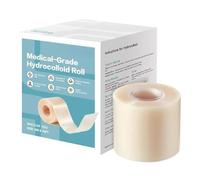 Rouleau hydrocolloïde, vinaigrette hydrocolloïde de 16,4 pieds pour cicatrisation des plaies, coussin coupé imperméable avec une forte adhérence, pour le corps Burns Gym Workouts extérieur 1,97x196,85