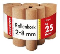 Rouleau isolant thermique et acoustique liège mur / sol, 8 mm d'épaisseur, 100 x 150 cm