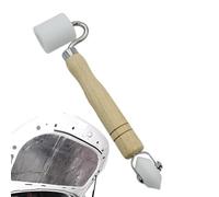 Rouleau Lisseur Pour Papier Peint - Rouleau De Lissage Pour Papier Adhésif - Lisseur Double Tête Pour Surfaces Plates Et Angles Outil D'Isolation Phonétique Pour Matelassage Auto Maison