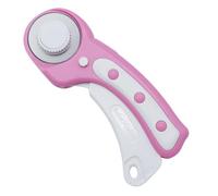 Rouleau Manuel Pour Tissu, Cuir, Papier, Pulls, Et Projets DIY Avec Protection De Lame | Cutter Rotatif Tissu 45 Mm Avec Poignée Ergonomique