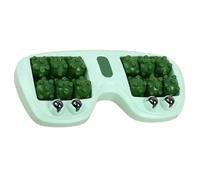 Rouleau Massage Double Portable Pieds, 28X14CM Masseur Silicone Fasciite Plantaire, Rouleau Massage Musculaire Profond Pieds Fasciite Plantaire, Masseur Ergonomique Anti Stress Fasciites Plantaires