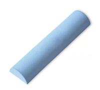 Rouleau Massage En Mousse Léger, Bleu Demi-cylindre 60 12.5 6.2cm, Fermeté Moyenne, Défaut