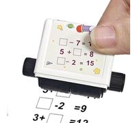 Rouleau mathématiques | Outil pour exercices d'addictions et d'extraction, rouleau mathématique éducatif pour l'enfance | pour maternelle, éducation parentale nseignants, parents, enfants et