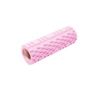 Rouleau mousse pour le sport Rouleau de mousse rouleau de remise en forme Yoga Fitness ensemble bloc rouleau de Massage bloc de Yoga(Sakura Pink 30x10cm)