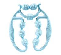 Rouleau musculaire à 9 roues 10x11 annulaire EVA & PP ARM et masseur de jambe avec 9 boules de massage, avant-bras et rouleau mollet parfait pour le poignet, la main, le pied la cuisse