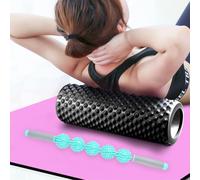 Rouleau musculaire, bâton de yoga, bâton à billes, bâton de fascia, rouleau de massage musculaire