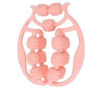 Rouleau musculaire, rouleau musculaire à 15 roues, rouleau de massage portatif polyvalent en PP, pinces circulaires pour les jambes, masseur musculaire pour les jambes, les bras,