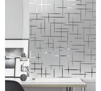 Rouleau occultant électrostatique étoiles design pour fenêtre au mètre