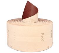 Rouleau papier abrasif resine velcro 115 mm x 25 m grain 120 Fervi