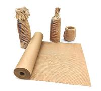 Rouleau Papier AlvéOlé Rouleau de papier d'emballage alvéolé kraft for calage(Brown50cmx5m)