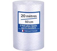 Rouleau Papier bulle - 20m x 50cm - 2x Plus Épais - Bubble Wrap