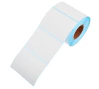 Rouleau Papier Thermique Autocollant pour Imprimante, Étiquettes Vierges | Papier Blanc à Surface Lisse, Écriture Visible, pour Adresses, Gestion de Stock, Bocaux du Garde-manger et Laboratoires