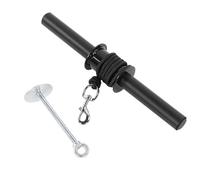 Rouleau Poignet Avant - Bras, Barre de Musculation, 39cm Tube, Corde Nylon 100cm - Renforcement Poignée, Poignées Antidérapantes, Entraînement Intensif