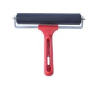 Rouleau polypropylène avec roulements en nylon auto-lubrifiants pour impression linoléum et application d'autocollants (1 15 cm)