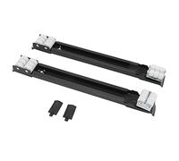 Rouleau pour appareils robustes, capacité de 300 kg |Empattement universel pour laveuse/réfrigérateur/meubles |Curseur lisse à 24 roues, installation facile et détachable (Noire)