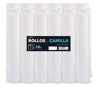 Rouleau pour civière, rouleau de papier pour civière de procédures médicales, massage, soins de beauté et de spa, papier pour civière d'esthétique et de massage (60 cm x 70 m laminé recyclé, 18