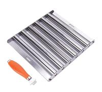 Rouleau pour hot-dogs, rouleau pour hot-dogs pour grill, support à saucisses avec rouleau pour chiens chauds en acier, grille amovible pour rouleaux de saucisse, parri