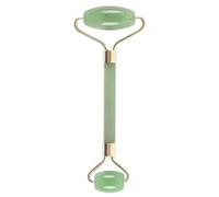 Rouleau pour le visage en pierres précieuses - Outil de soin de la peau en cristal naturel avec double têtes de rouleau et pochette en coton - (quartz rose, jade, améthyste, obsidienne noire et plus